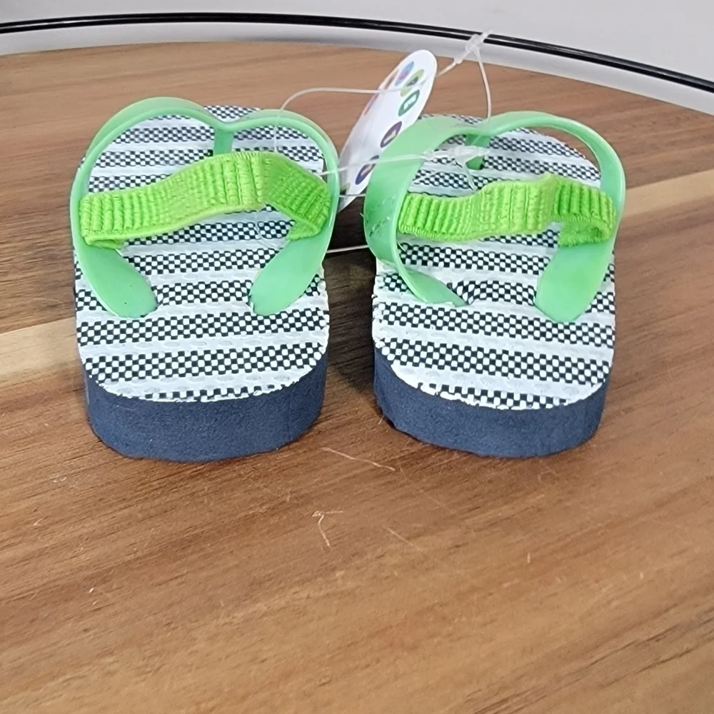 Wippette Blue and green Baby sandals pool beach Size XS